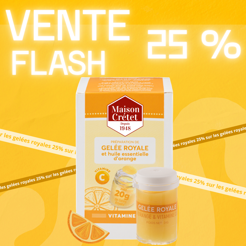 -25% sur la gamme gelée royale